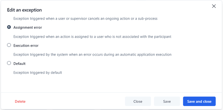 Conditions & Exceptions | WorkflowGen Documentation